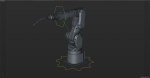 Fanuc LR MATE 200IB Cinema 4D Rigged Robotic Arm
