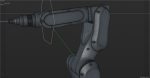 Fanuc LR MATE 200IB Cinema 4D Rigged Robotic Arm