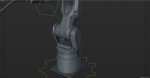 Fanuc LR MATE 200IB Cinema 4D Rigged Robotic Arm