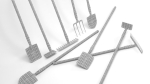 Farm tools PBR shovel fork rake spade hoe