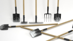Farm tools PBR shovel fork rake spade hoe