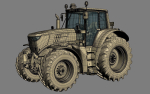Farm Tractor John Deere 6195M
