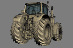 Farm Tractor John Deere 6195M