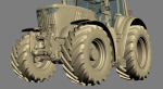 Farm Tractor John Deere 6195M