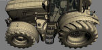 Farm Tractor John Deere 6195M