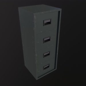File Cabinet 3D Model