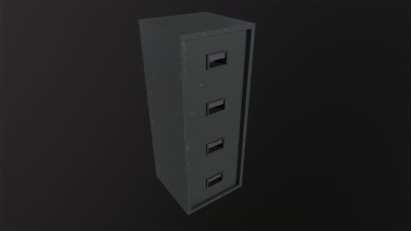 File Cabinet 3D Model