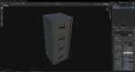 File Cabinet 3D Model