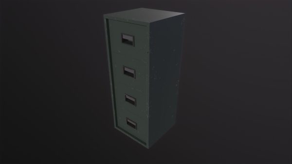 File Cabinet 3D Model