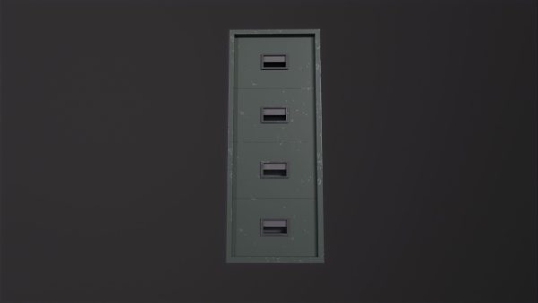 File Cabinet 3D Model