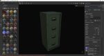 File Cabinet 3D Model