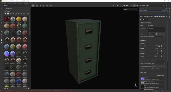 File Cabinet 3D Model