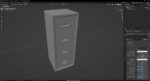 File Cabinet 3D Model