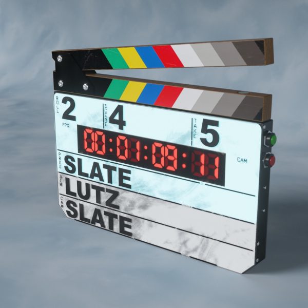 Film Movie Slate Clapper - C4D Octane - Animated