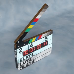 Film Movie Slate Clapper - C4D Octane - Animated