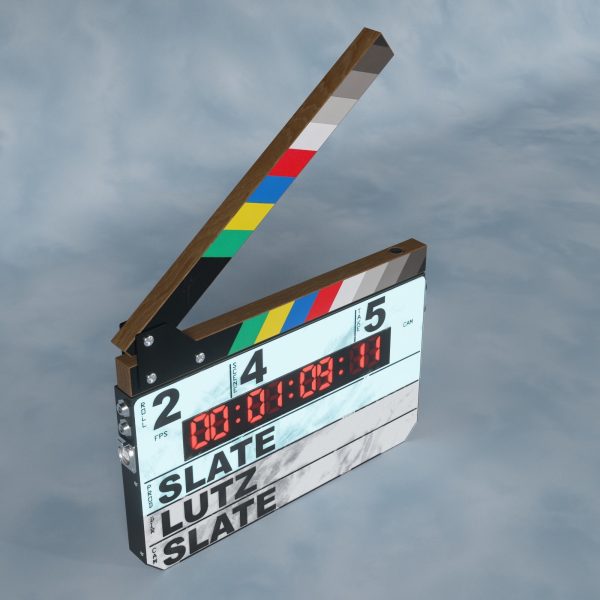 Film Movie Slate Clapper - C4D Octane - Animated