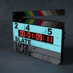 Film Movie Slate Clapper - C4D Octane - Animated