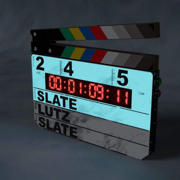 Film Movie Slate Clapper - C4D Octane - Animated
