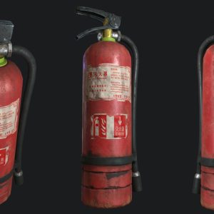 Fire Extinguisher 3D Print Model