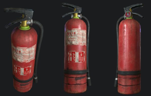 Fire Extinguisher 3D Print Model
