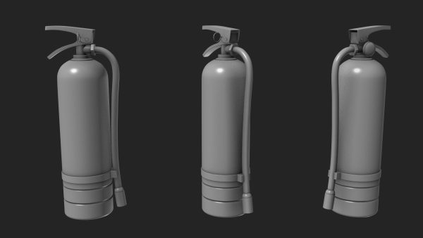 Fire Extinguisher 3D Print Model