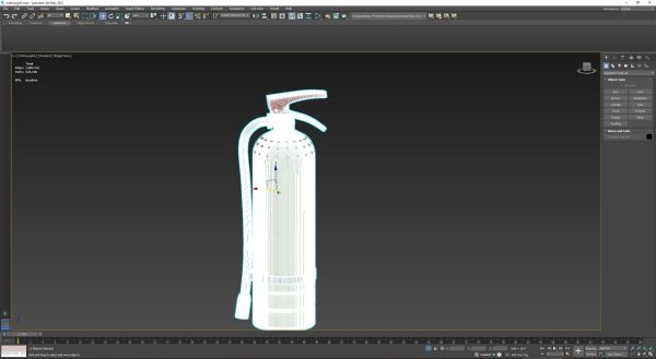Fire Extinguisher 3D Print Model