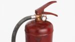 Fire extinguisher classes A and B 01 dirty