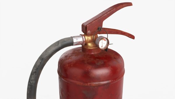 Fire extinguisher classes A and B 01 dirty