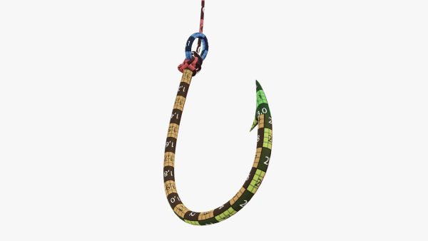 Fishing hook with line