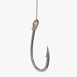 Fishing hook with line