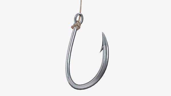 Fishing hook with line