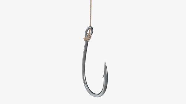 Fishing hook with line