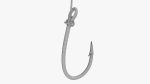 Fishing hook with line