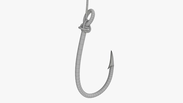 Fishing hook with line