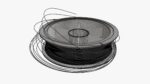 Fishing line with single spool 01