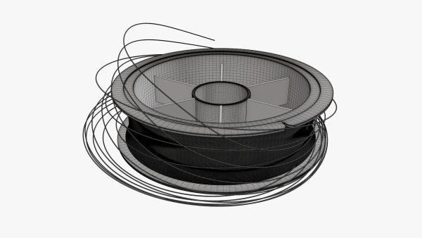 Fishing line with single spool 01