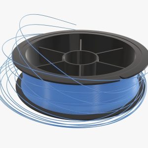 Fishing line with single spool 01