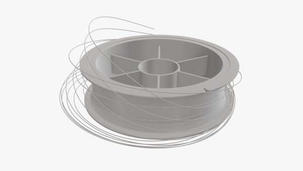 Fishing line with single spool 01