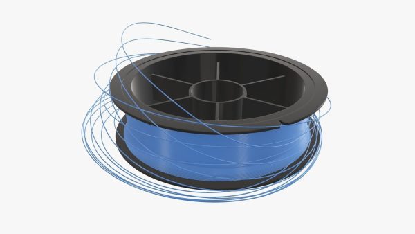Fishing line with single spool 01