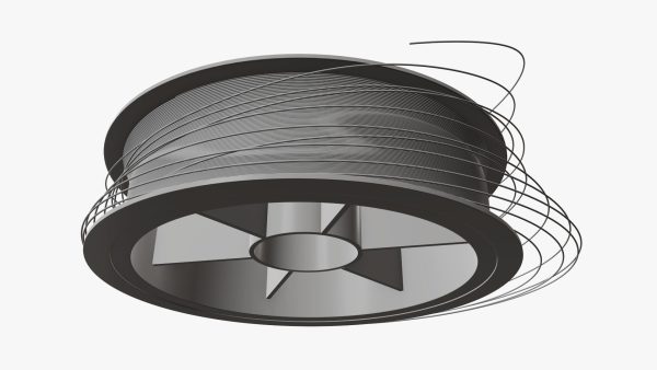 Fishing line with single spool 01