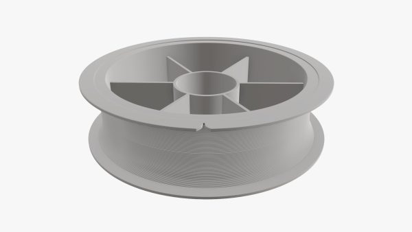 Fishing line with single spool 02