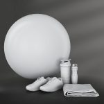 Fitness set dynapro gym ball