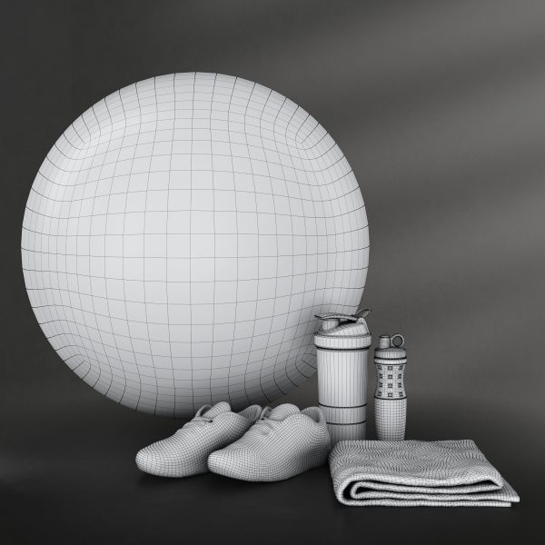 Fitness set dynapro gym ball