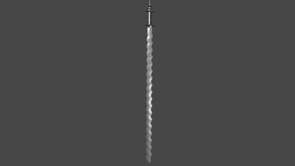 Flamberge sword with Khora handle