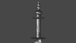 Flamberge sword with Khora handle