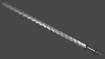 Flamberge sword with Khora handle