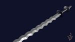 Flamberge sword with Khora handle