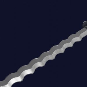 Flamberge sword with Khora handle
