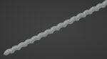 Flamberge sword with Langsax handle