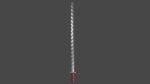 Flamberge sword with Xyphos handle